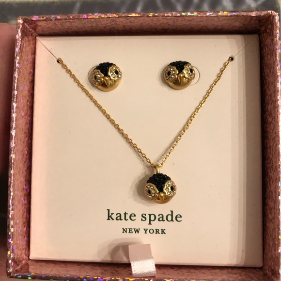 Kate spade earring necklace set PENGUIN - Picture 4 of 4